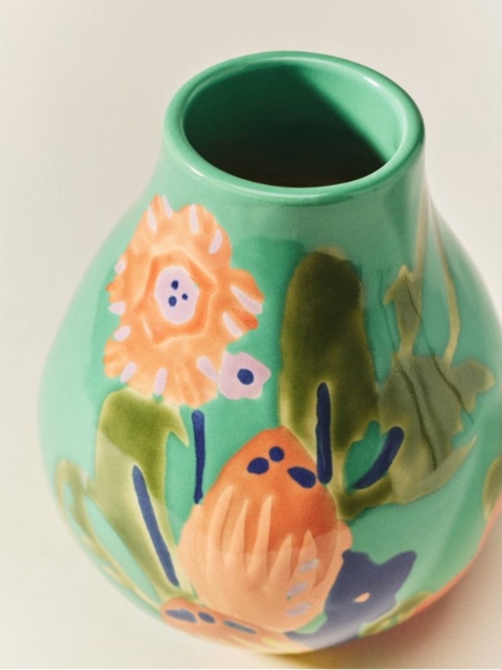 Anthropologie Kauwela Floral Vase NWT